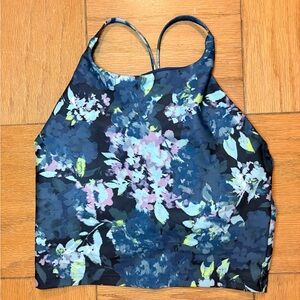 Floral Print Women's Workout Top